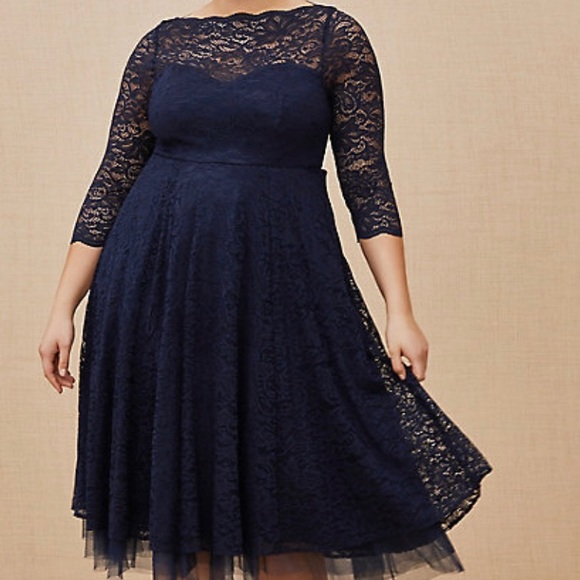 Navy mini special occasion dress - Picture 2 of 3